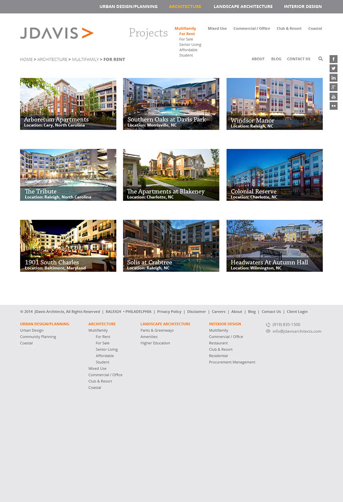 JDavis Architects Portfolio Page